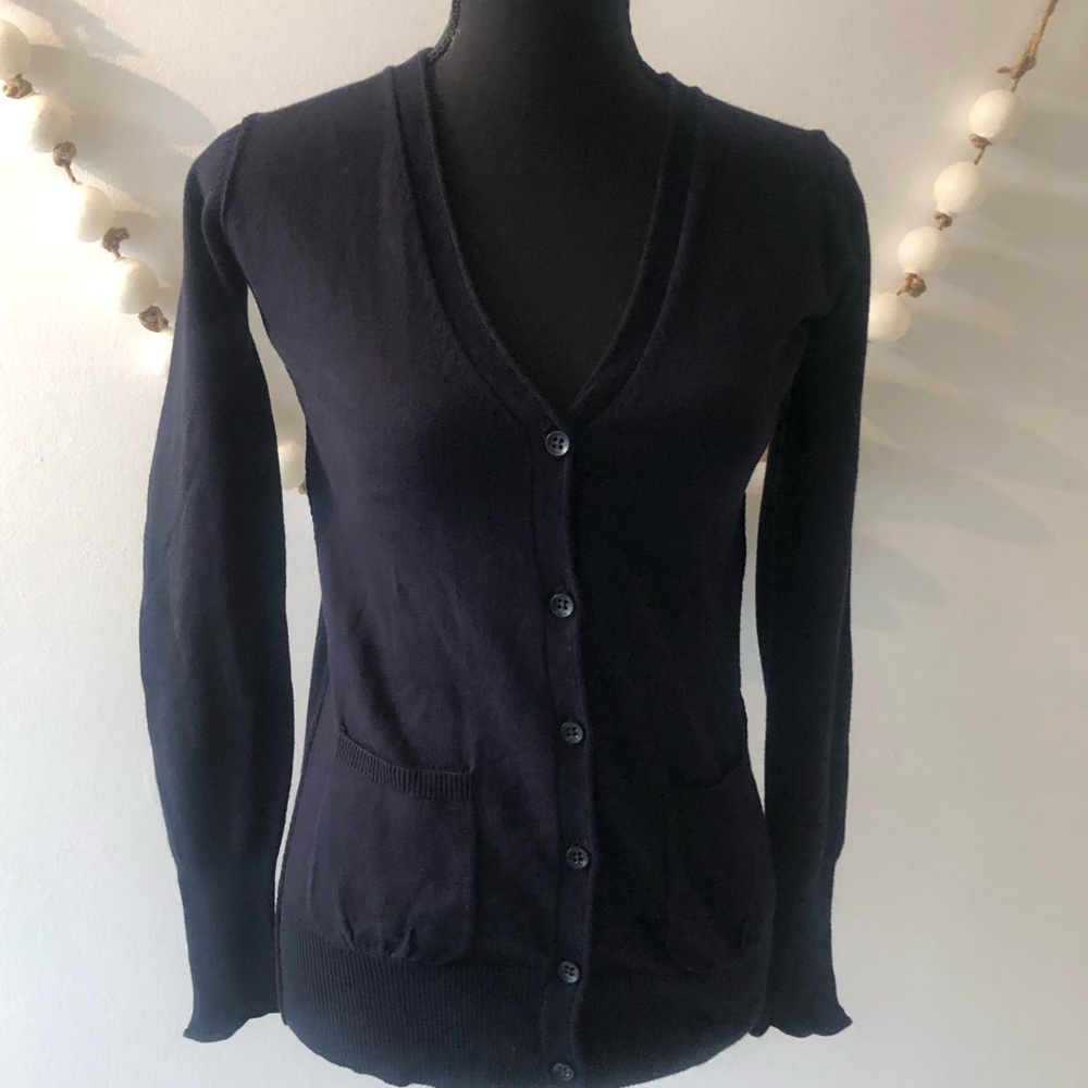 Gap Kids Navy Blue Button-up Cardigan XL (12)